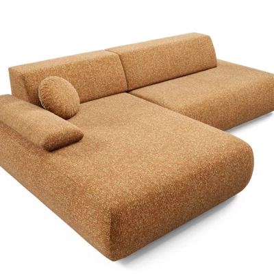 Rozkládací rohová sedačka s úložným prostorem SURREY 1 - rezavá, levý roh