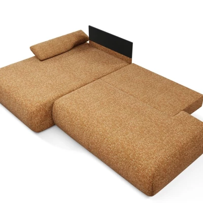 Rozkládací rohová sedačka s úložným prostorem SURREY 1 - rezavá, levý roh