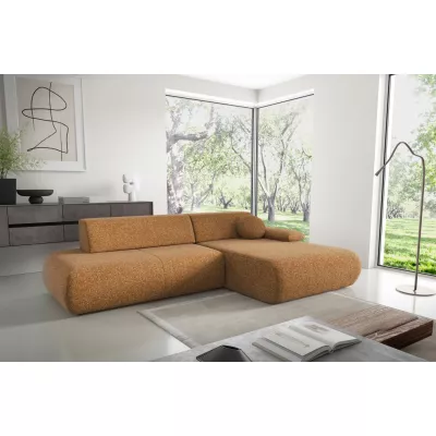 Rozkládací rohová sedačka s úložným prostorem SURREY 1 - rezavá, pravý roh