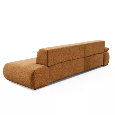 Rozkládací rohová sedačka s úložným prostorem SURREY 1 - rezavá, levý roh