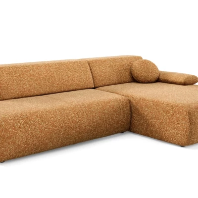 Rozkládací rohová sedačka s úložným prostorem SURREY 1 - rezavá, pravý roh