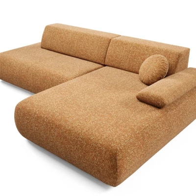 Rozkládací rohová sedačka s úložným prostorem SURREY 1 - rezavá, pravý roh