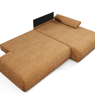 Rozkládací rohová sedačka s úložným prostorem SURREY 1 - rezavá, pravý roh