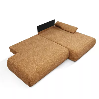 Rozkládací rohová sedačka s úložným prostorem SURREY 1 - rezavá, pravý roh