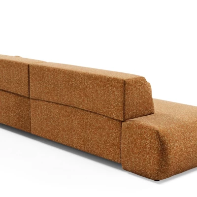 Rozkládací rohová sedačka s úložným prostorem SURREY 1 - rezavá, pravý roh