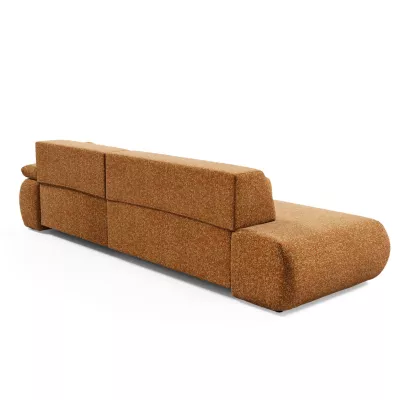 Rozkládací rohová sedačka s úložným prostorem SURREY 1 - rezavá, pravý roh