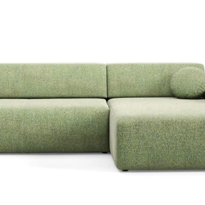 Rozkládací rohová sedačka s úložným prostorem SURREY 1 - zelená, pravý roh