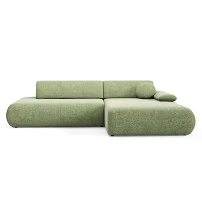 Rozkládací rohová sedačka s úložným prostorem SURREY 1 - zelená, pravý roh