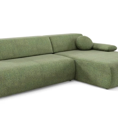 Rozkládací rohová sedačka s úložným prostorem SURREY 1 - zelená, pravý roh