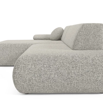 Rozkládací rohová sedačka s úložným prostorem SURREY 1 - šedá, levý roh