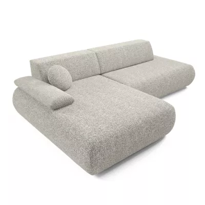 Rozkládací rohová sedačka s úložným prostorem SURREY 1 - šedá, levý roh