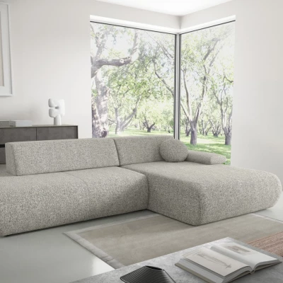 Rozkládací rohová sedačka s úložným prostorem SURREY 1 - šedá, pravý roh