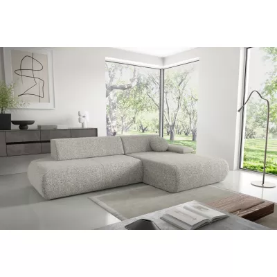 Rozkládací rohová sedačka s úložným prostorem SURREY 1 - šedá, pravý roh