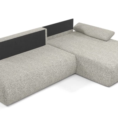 Rozkládací rohová sedačka s úložným prostorem SURREY 1 - šedá, pravý roh