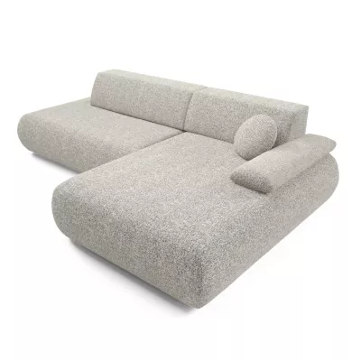 Rozkládací rohová sedačka s úložným prostorem SURREY 1 - šedá, pravý roh