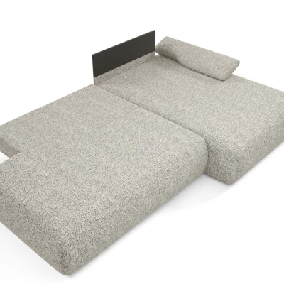 Rozkládací rohová sedačka s úložným prostorem SURREY 1 - šedá, pravý roh