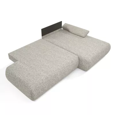 Rozkládací rohová sedačka s úložným prostorem SURREY 1 - šedá, pravý roh