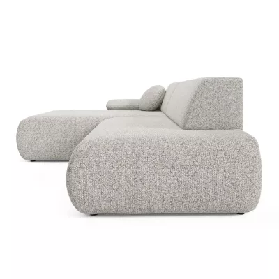 Rozkládací rohová sedačka s úložným prostorem SURREY 1 - světlá popelavá, levý roh