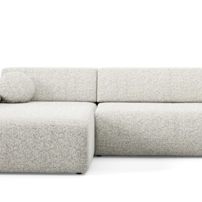 Rozkládací rohová sedačka s úložným prostorem SURREY 1 - světlá popelavá, levý roh