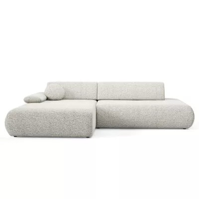 Rozkládací rohová sedačka s úložným prostorem SURREY 1 - světlá popelavá, levý roh