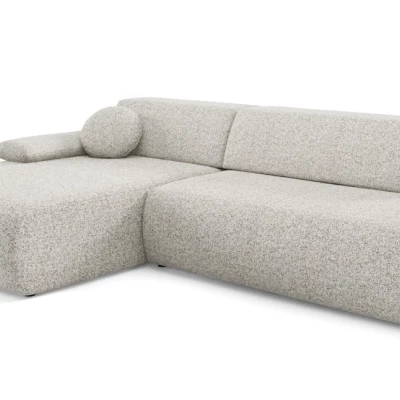 Rozkládací rohová sedačka s úložným prostorem SURREY 1 - světlá popelavá, levý roh