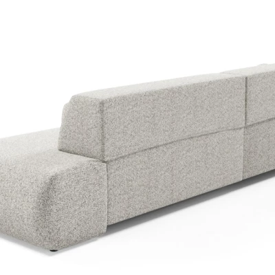 Rozkládací rohová sedačka s úložným prostorem SURREY 1 - světlá popelavá, levý roh