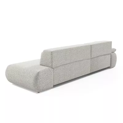 Rozkládací rohová sedačka s úložným prostorem SURREY 1 - světlá popelavá, levý roh