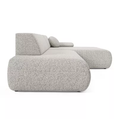 Rozkládací rohová sedačka s úložným prostorem SURREY 1 - světlá popelavá, pravý roh