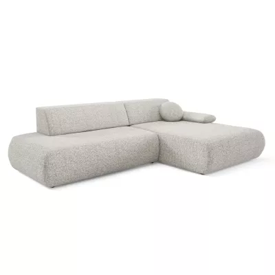 Rozkládací rohová sedačka s úložným prostorem SURREY 1 - světlá popelavá, pravý roh