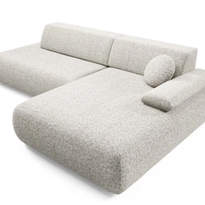 Rozkládací rohová sedačka s úložným prostorem SURREY 1 - světlá popelavá, pravý roh