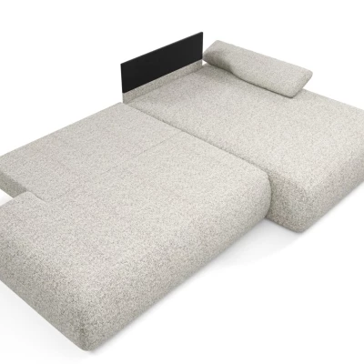 Rozkládací rohová sedačka s úložným prostorem SURREY 1 - světlá popelavá, pravý roh