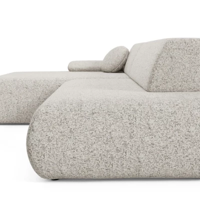 Rozkládací rohová sedačka s úložným prostorem SURREY 1 - béžová 1, levý roh