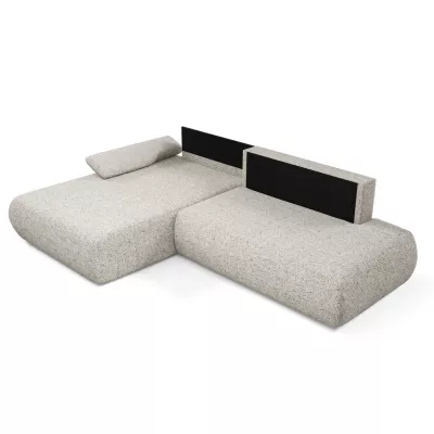 Rozkládací rohová sedačka s úložným prostorem SURREY 1 - béžová 1, levý roh