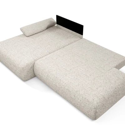 Rozkládací rohová sedačka s úložným prostorem SURREY 1 - béžová 1, levý roh