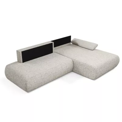 Rozkládací rohová sedačka s úložným prostorem SURREY 1 - béžová 1, pravý roh