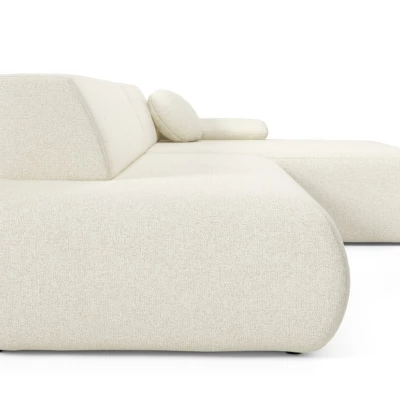 Rozkládací rohová sedačka s úložným prostorem SURREY 1 - ecru, pravý roh