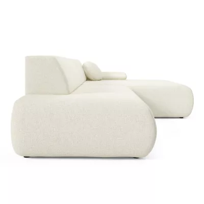 Rozkládací rohová sedačka s úložným prostorem SURREY 1 - ecru, pravý roh