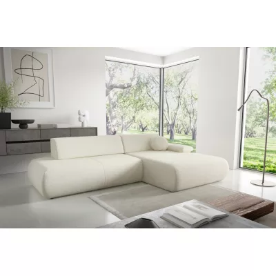 Rozkládací rohová sedačka s úložným prostorem SURREY 1 - ecru, pravý roh