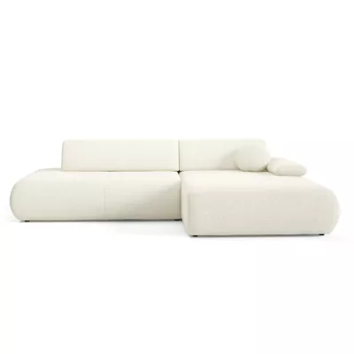 Rozkládací rohová sedačka s úložným prostorem SURREY 1 - ecru, pravý roh