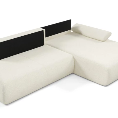 Rozkládací rohová sedačka s úložným prostorem SURREY 1 - ecru, pravý roh