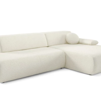 Rozkládací rohová sedačka s úložným prostorem SURREY 1 - ecru, pravý roh