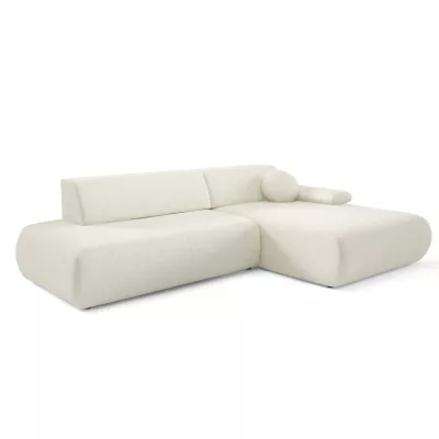 Rozkládací rohová sedačka s úložným prostorem SURREY 1 - ecru, pravý roh