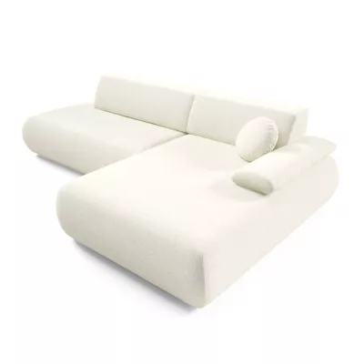 Rozkládací rohová sedačka s úložným prostorem SURREY 1 - ecru, pravý roh