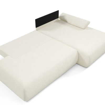 Rozkládací rohová sedačka s úložným prostorem SURREY 1 - ecru, pravý roh