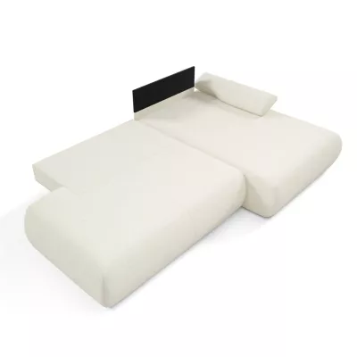 Rozkládací rohová sedačka s úložným prostorem SURREY 1 - ecru, pravý roh