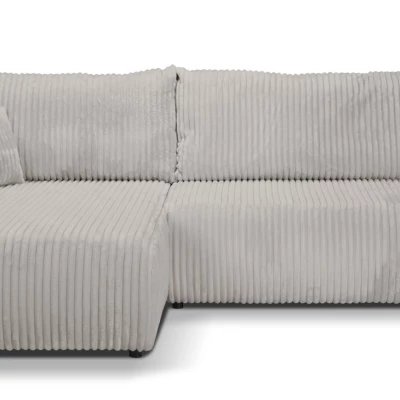 Rozkládací rohová sedačka SUDBURY - popelavá