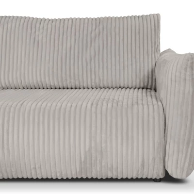 Rozkládací rohová sedačka SUDBURY - popelavá