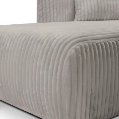 Rozkládací rohová sedačka SUDBURY - popelavá