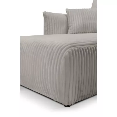 Rozkládací rohová sedačka SUDBURY - popelavá