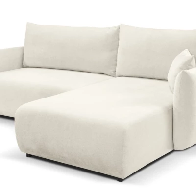 Rozkládací rohová sedačka SUDBURY - ecru 2